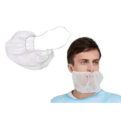 CLEANCARRIER - Cubre Barba Desechable Bolsa X 100 Un