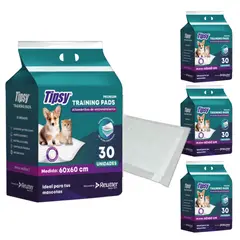 REUTTER - Pack 120 Un Sabanilla Entrenaminto Mascota Tipsy 60X60cm