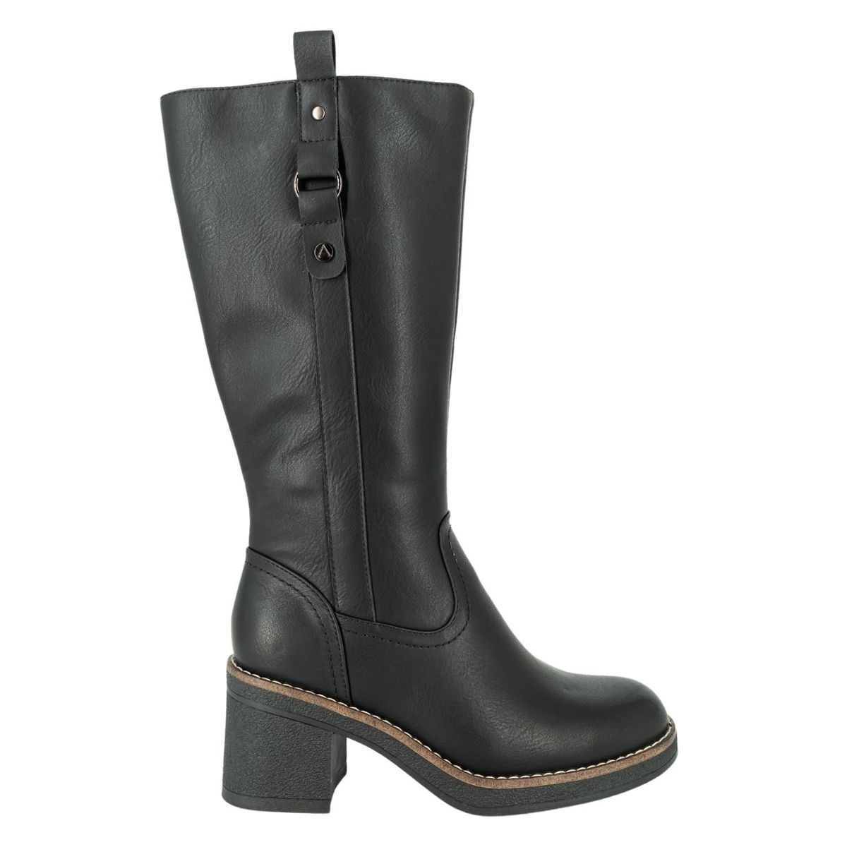 ALQUIMIA - Bota Larga Mujer Negro Floryn Alquimia