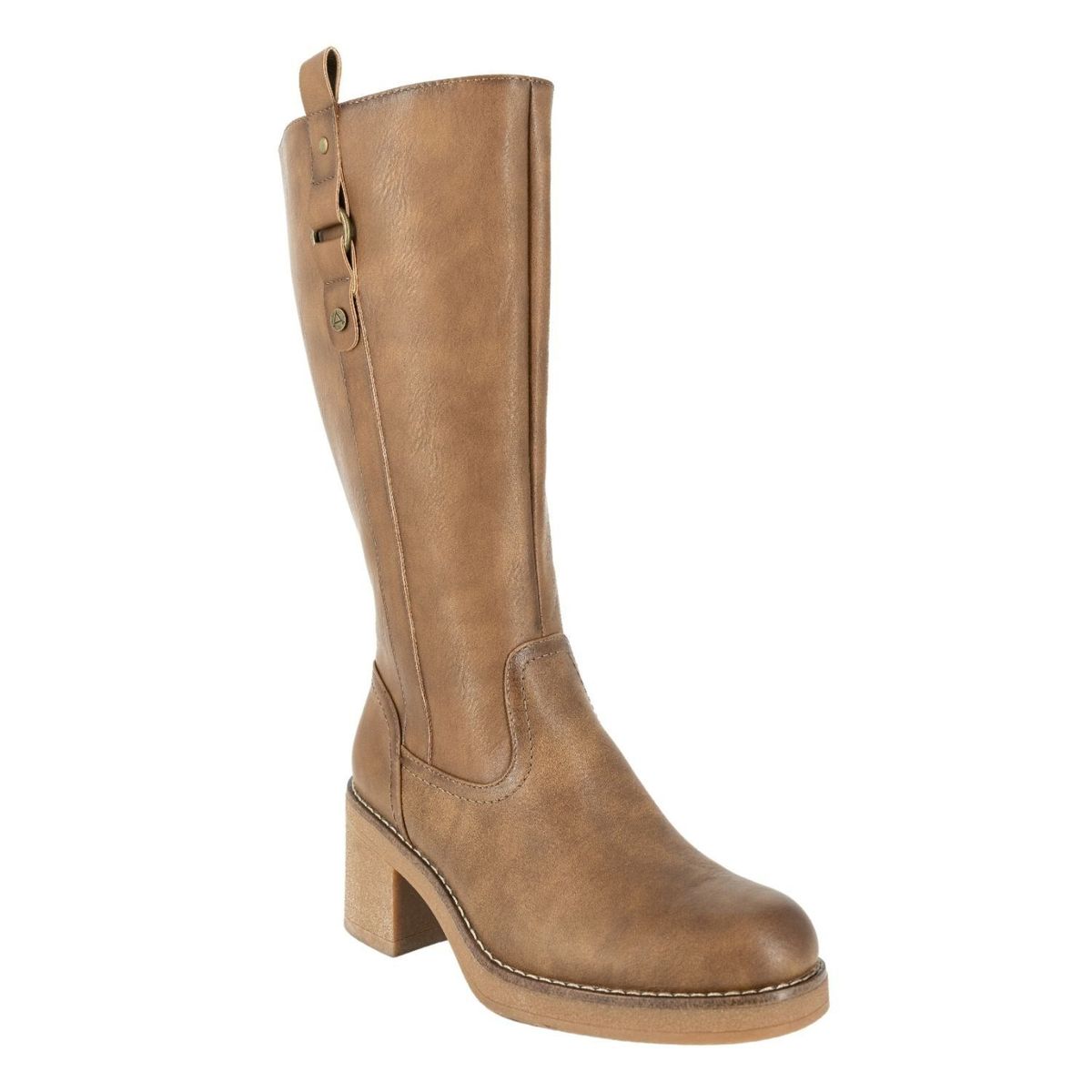 ALQUIMIA - Bota Larga Mujer Tostado Floryn Alquimia