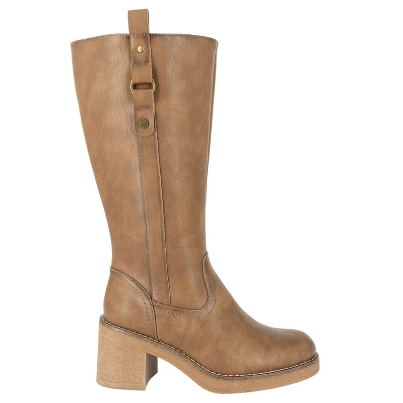 ALQUIMIA - Bota Larga Mujer Tostado Floryn Alquimia