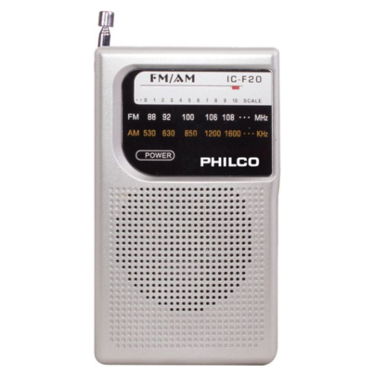 PHILCO - Radio Portátil Philco Icf-20 Color Gris