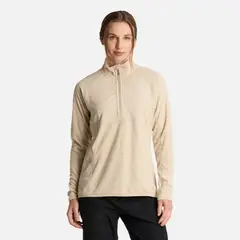 LIPPI - Polerón Mujer Jacaranda Nano-F 14 Zip Crudo