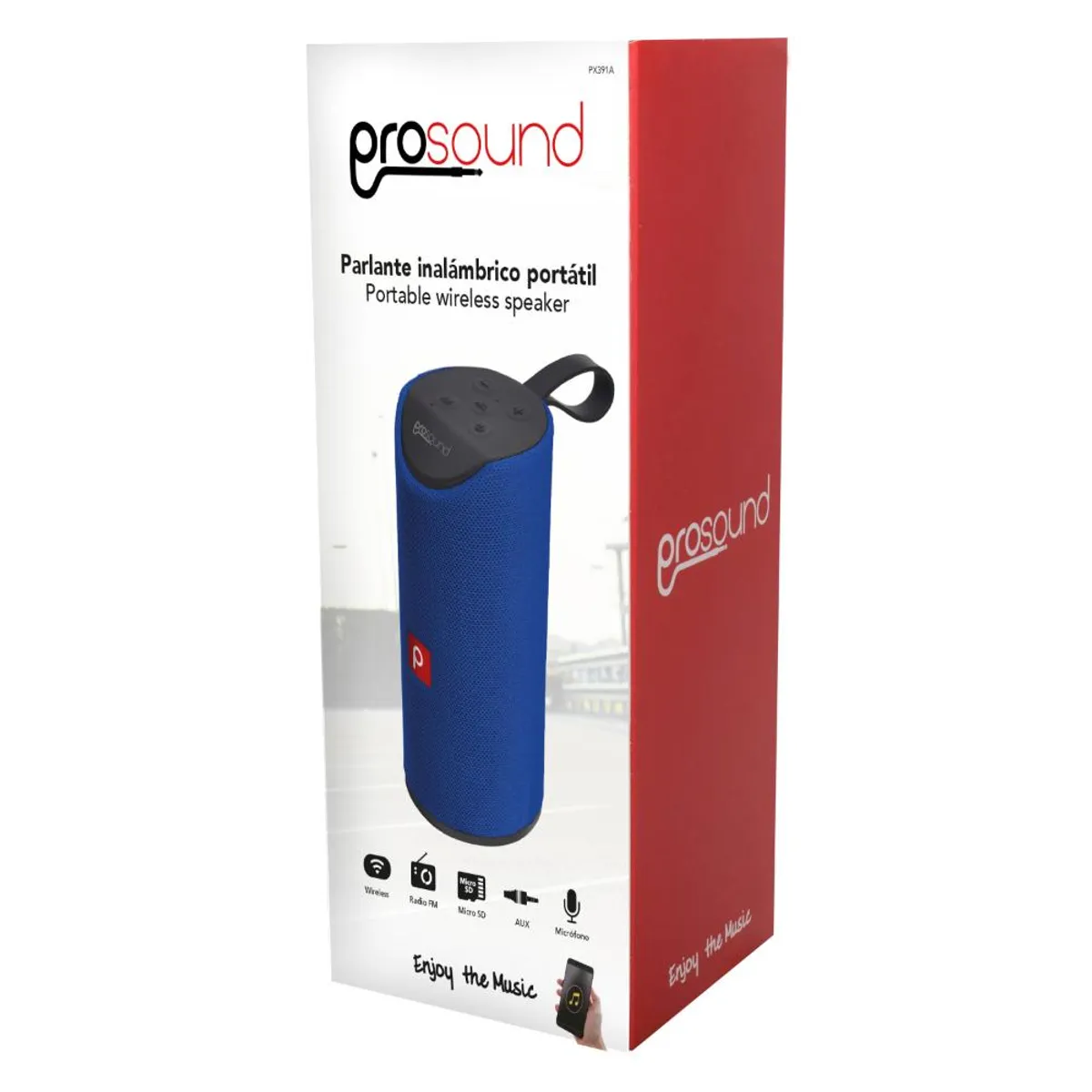 PROSOUND - PARLANTE BLUETOOTH P391 PROSOUND AZUL - REVOGAMES
