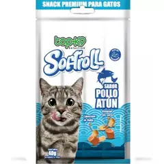 TOP - Snack Rollitos Para Gatos 12 Tubos x 10G Pollo Atún