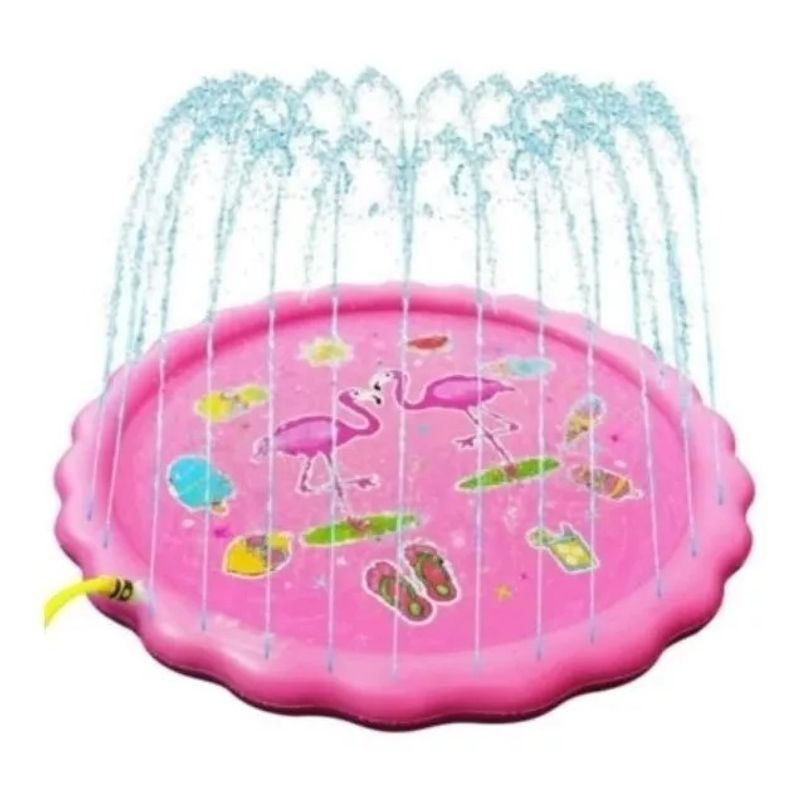 GENERICO - Alfombra De Agua 170 Cm Piscina A Chorros Cascada Niños