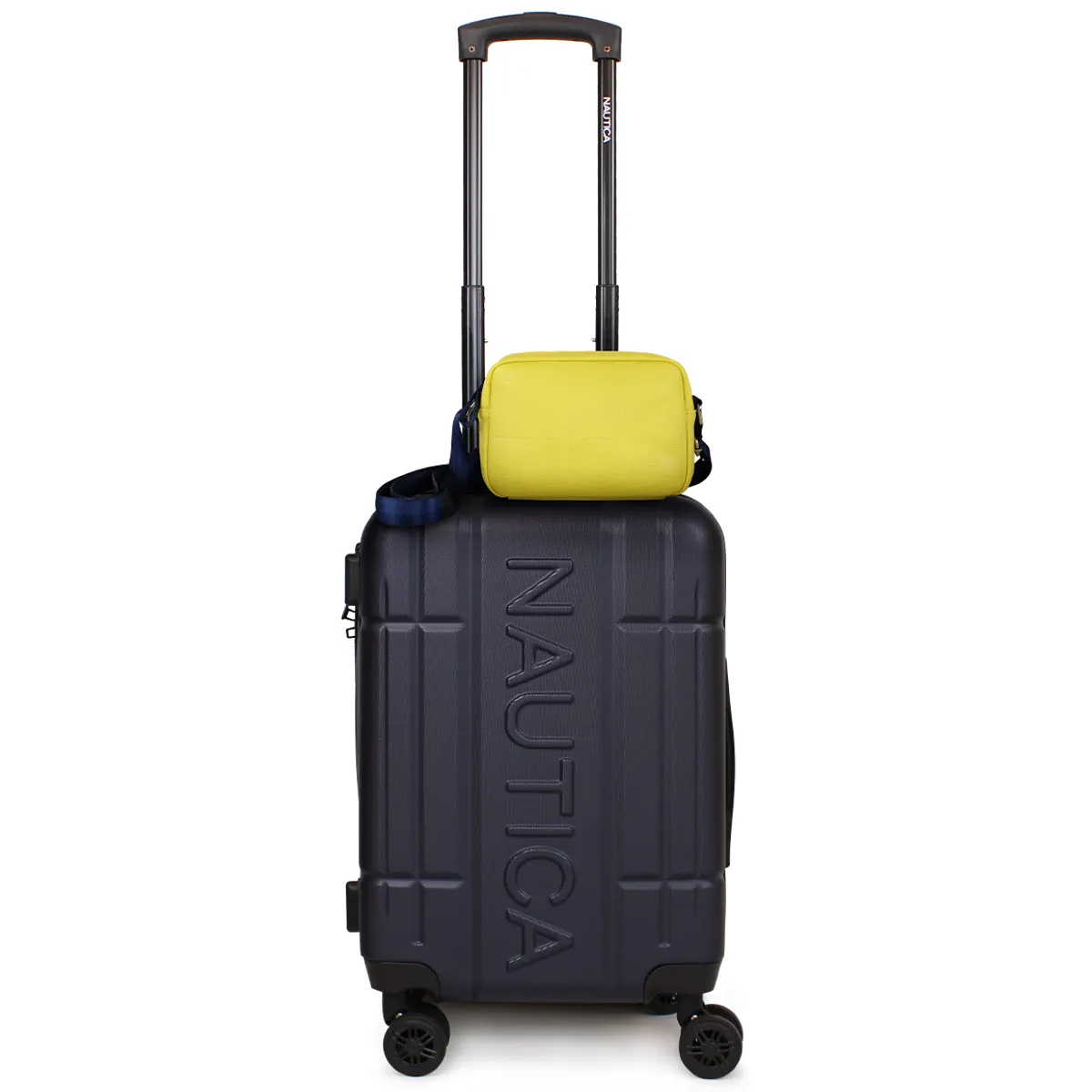 NAUTICA - Pack Nautica Maleta cabina Amsterdam azul + Crossbody Emma