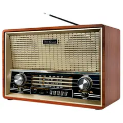 MLAB - Parlante 8733 Retro Grund Bluetooth Usb Fm Color Café