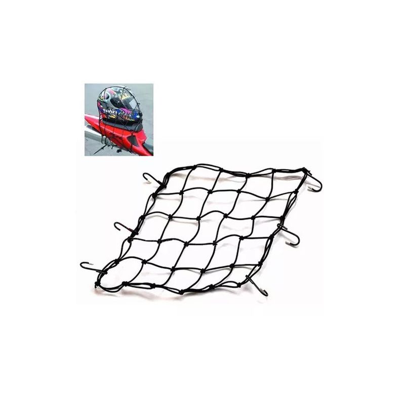 GENERICO - Pulpo Red Malla Elástica Moto Bicicleta Casco Equipaje