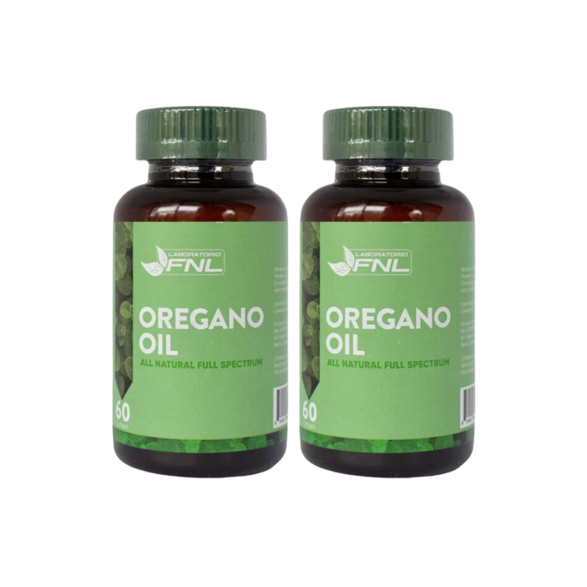 FNL - Oregano Oil 150Mg 120 Softgel FNL Pack 2 Frascos