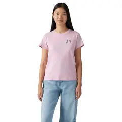 LEVIS - Polera Mujer The Perfect Tee Rosado