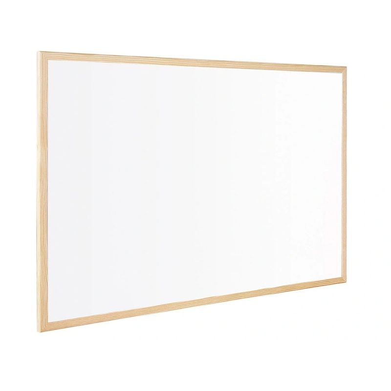 GENERICO - Pizarra Blanca Acrílica 20x30 cm - Marco de Madera Compacto