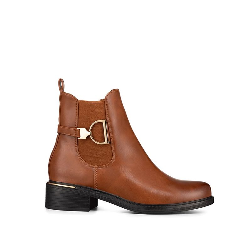 WEIDE - Botin Casual Mujer Eco Cuero Vintage Elegante Weide QBM18