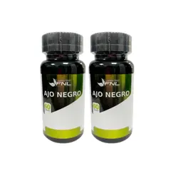 FNL - Ajo Negro 500Mg 120 Capsulas Pack 2 Frascos