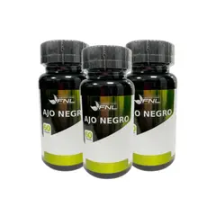FNL - Ajo Negro 500Mg 180 Capsulas Pack 3 Frascos