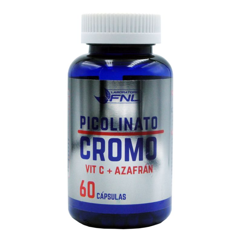 FNL - Policolinato De Cromo + Vit C + Azafran 60 Cápsulas FNL