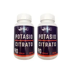 FNL - Potasio Citrato 500Mg 180 Capsulas Pack 2 Frascos
