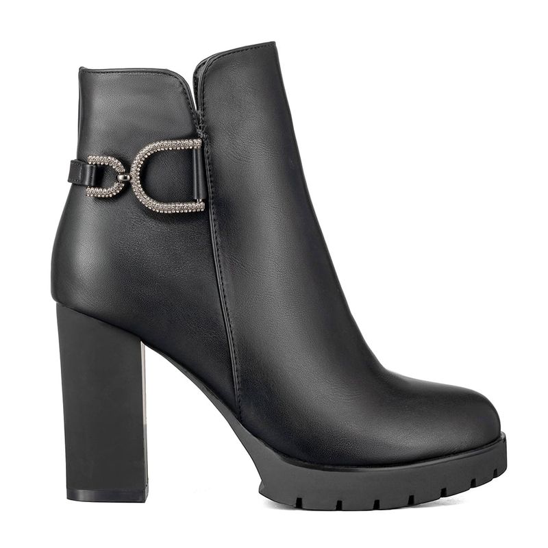 WEIDE - Botin Casual Mujer Eco Cuero Tacon Grueso Vintage Weide ZS62
