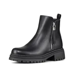 WEIDE - Botin Casual Mujer Eco Cuero Plataforma Vintage ZS67