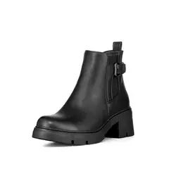 WEIDE - Botin Casual Mujer Vintage Tacon Grueso Elegante QBM19