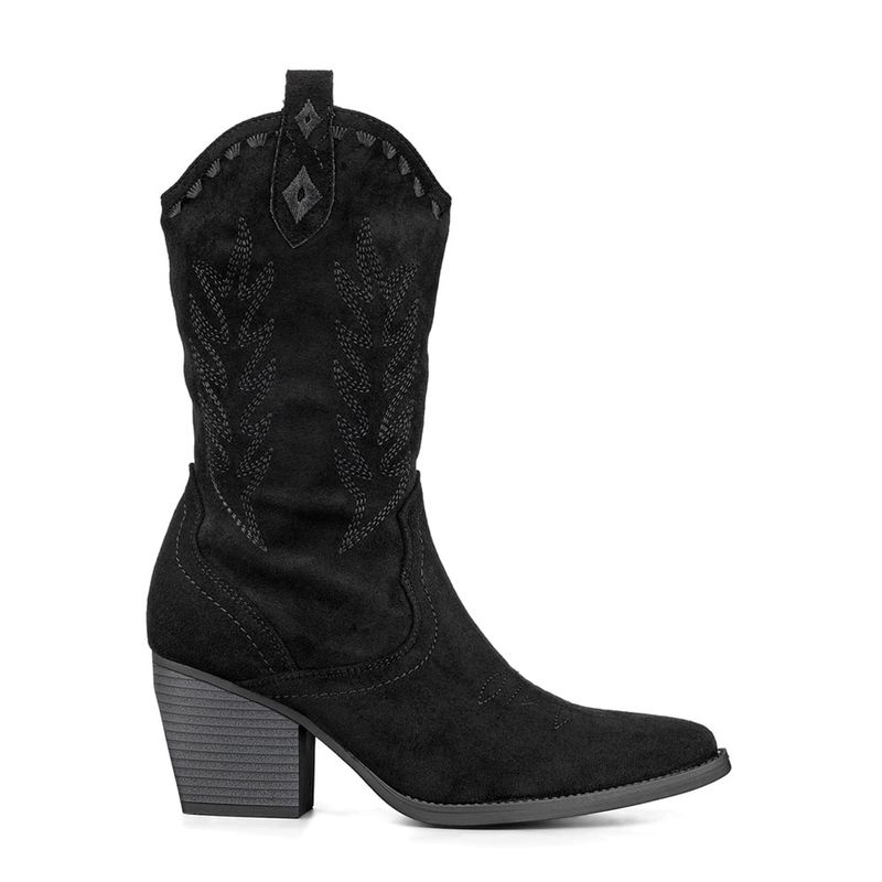 WEIDE - Botin Casual Mujer Vintage Moda Cowboy Bordado Weide QBM21
