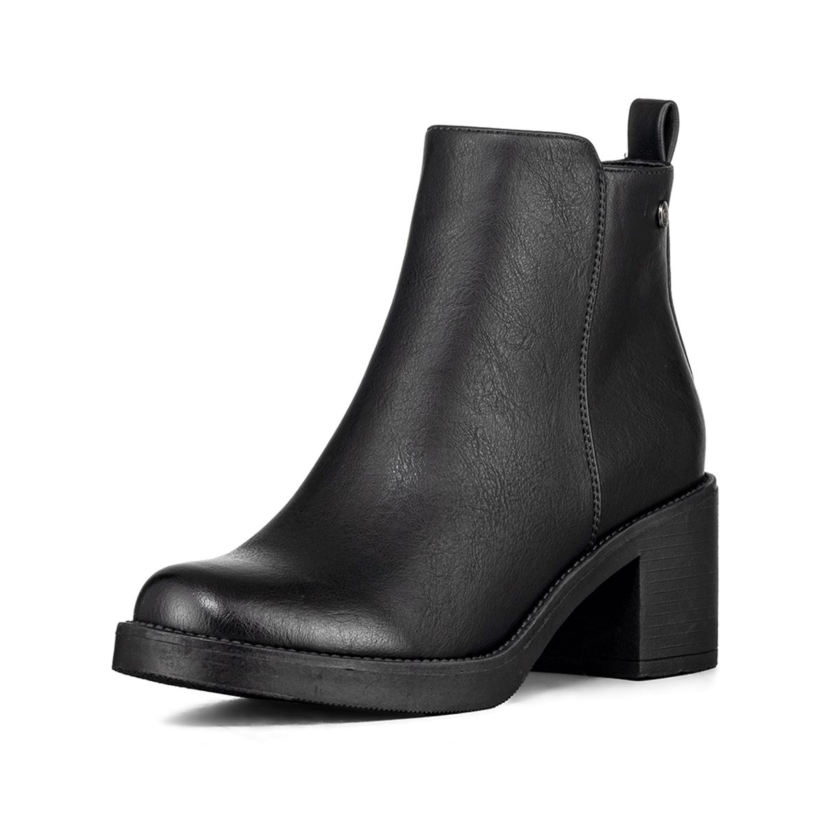 WEIDE - Botin Casual Mujer Eco Cuero Tacon Alto Felpa Weide QBM16