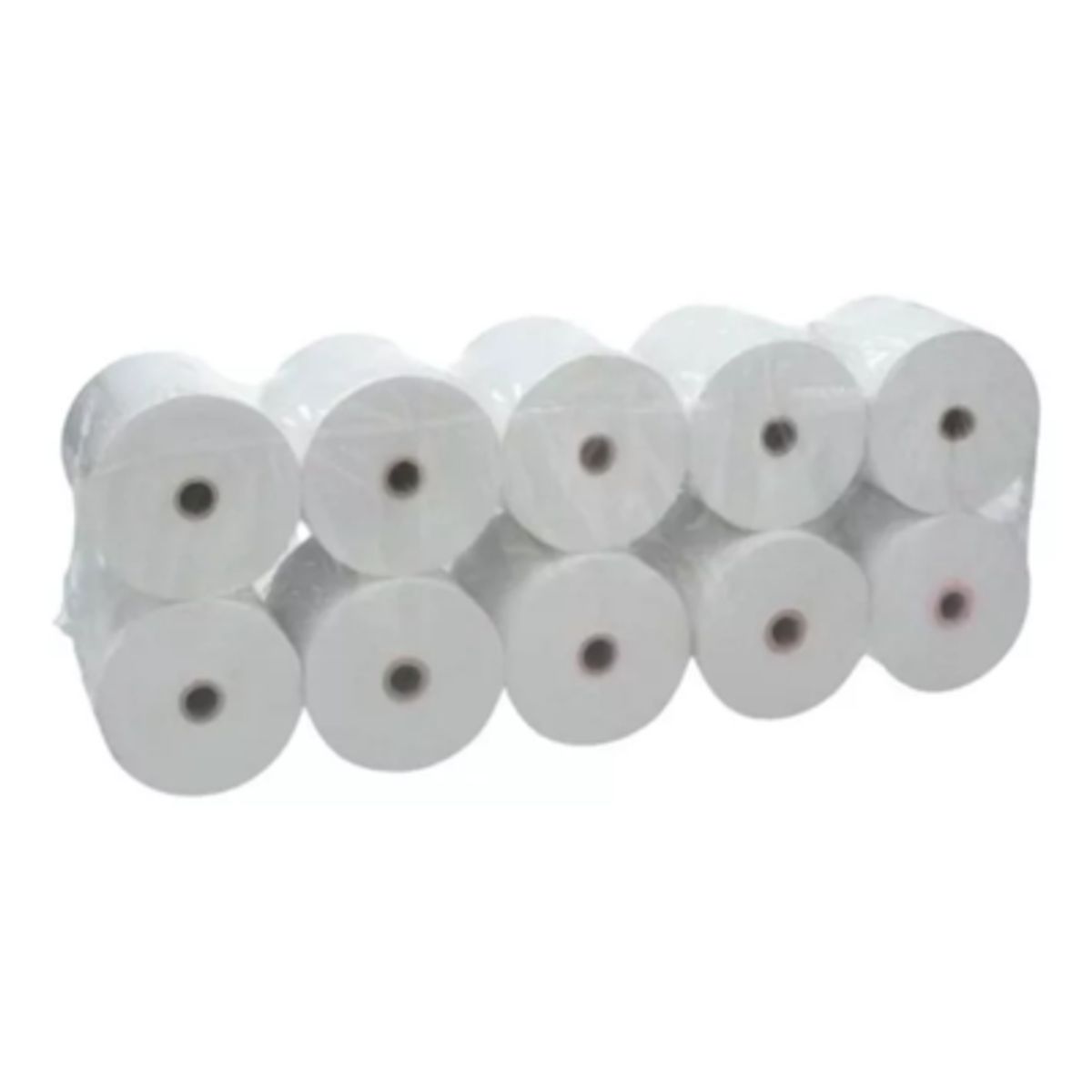 GENERICO - Rollo de Papel Térmico Blanco 80x80 70g - 10 Unidades