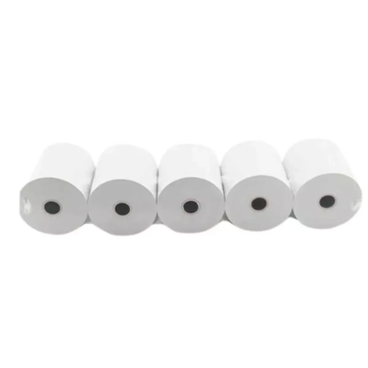 GENERICO - Rollo de Papel Térmico Blanco 80x80 70g - 10 Unidades