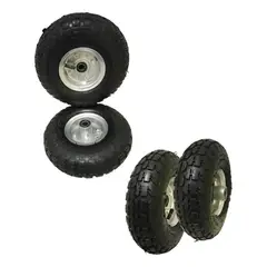 GENERICO - Pack 4 Ruedas Inflables 10 Pulgadas Para Yegua Carro 4 Pzs