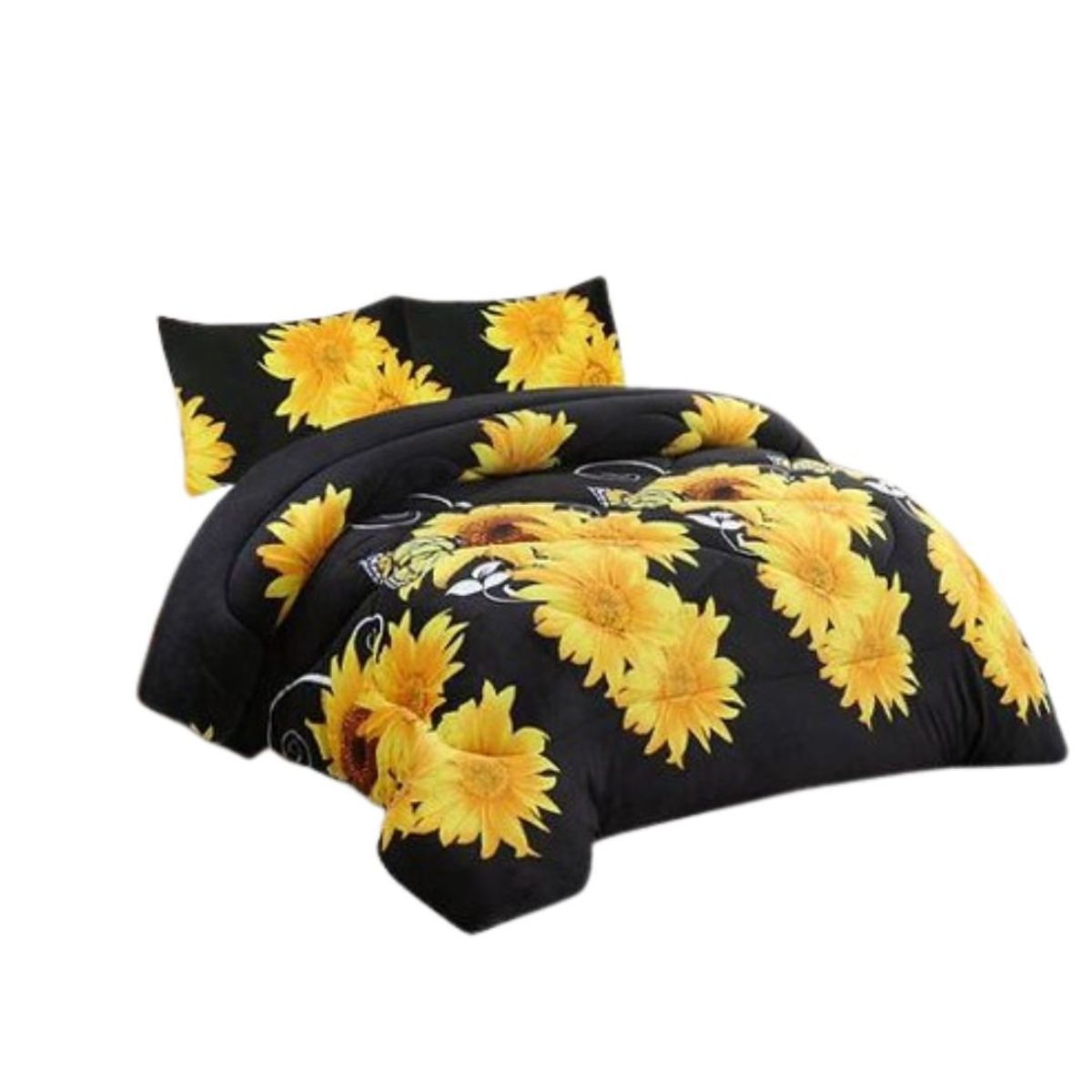 GENERICO - Cobertor Chiporro Invierno 2 Plazas - Negro Margarita 171