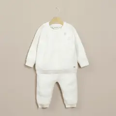 OPALINE - Conjuntos Unisex bebé Blanco 40117