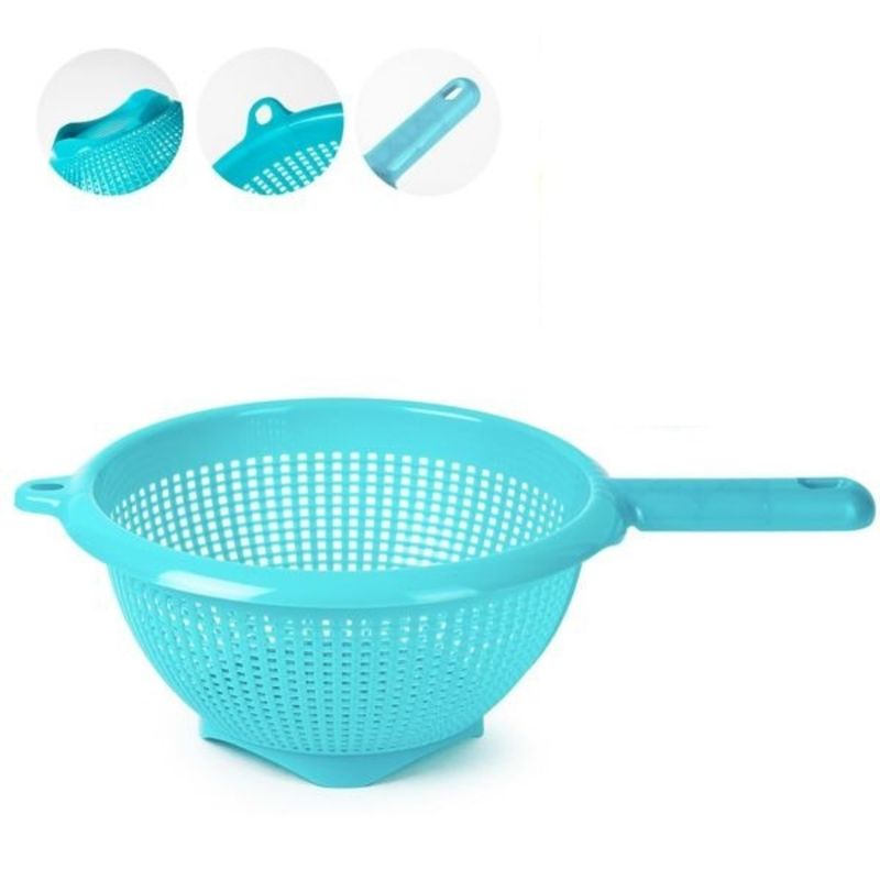 OEM - ESCURRIDOR DE VERDURAS CON MANGO 26,5 CENTIMETROS COLORES SURTIDOS