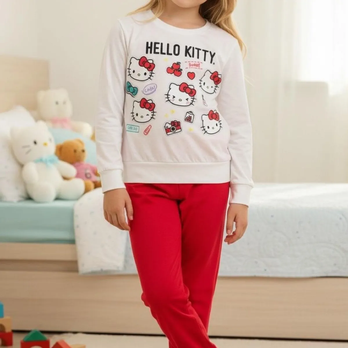HELLO KITTY - Pijama Niña Hello Kitty
