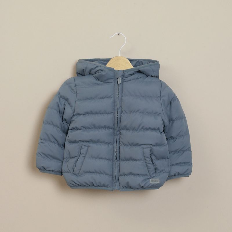 OPALINE - Parkas Bebé niño Azul 40150 Opaline