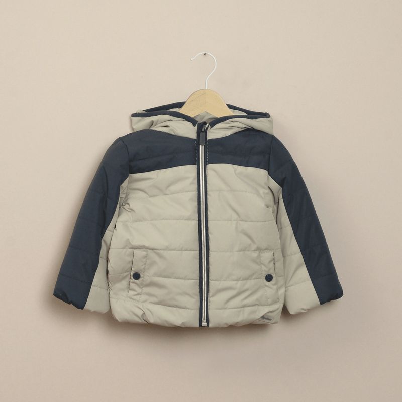 OPALINE - Parkas Bebé niño Beige 40154 Opaline