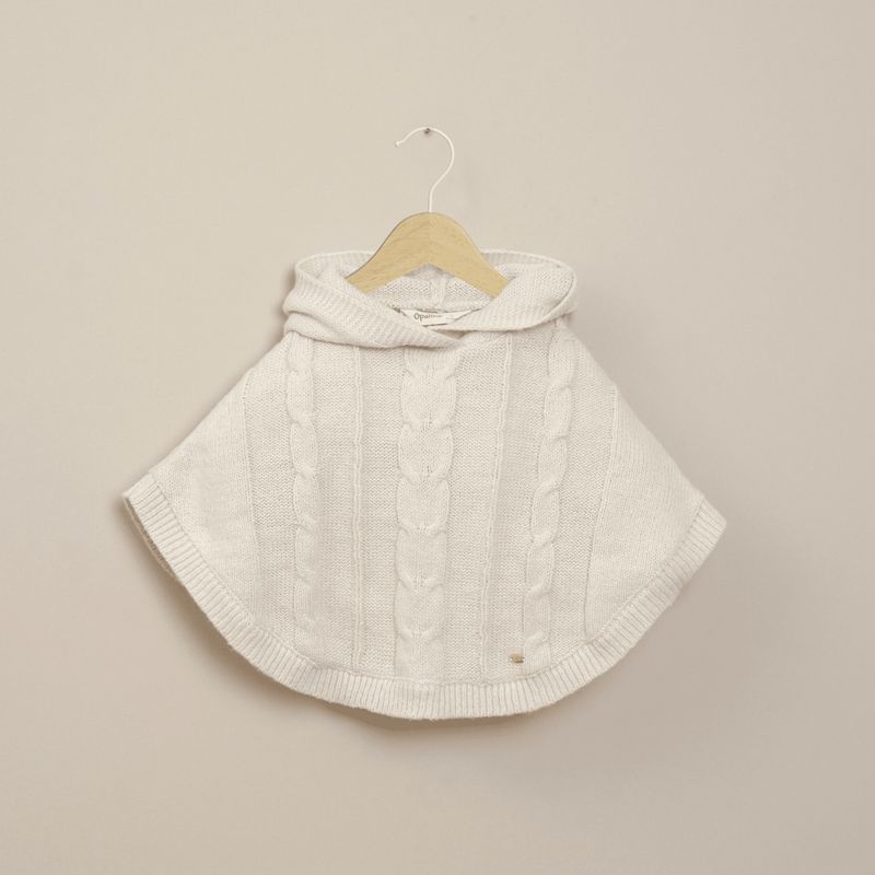 OPALINE - Ponchos Bebé niña Beige 40171 Opaline