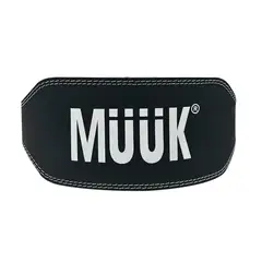 MUUK - Cinturon De Pesas Cuero NegroBlanco