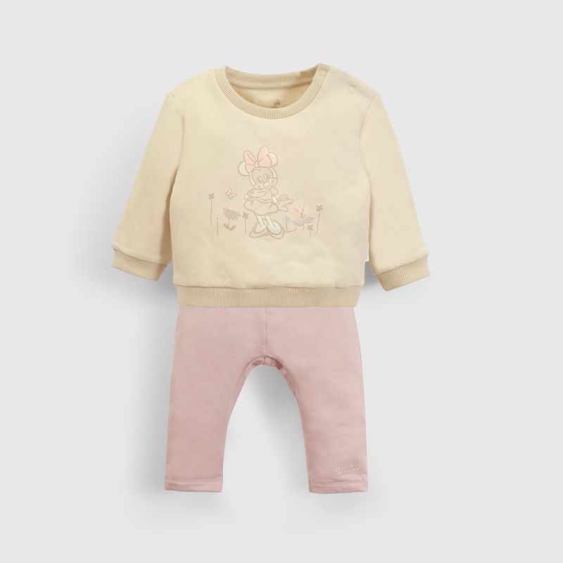 COLLOKY - Conjunto Polerón/Pantalón Bebé niña Beige 56293 Colloky