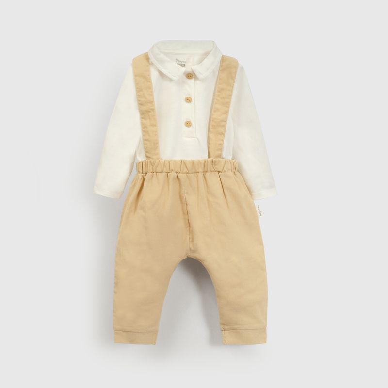 COLLOKY - Jardinera Bebé niño Beige 56303 Colloky