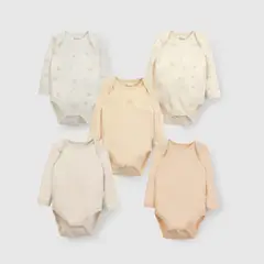 COLLOKY - Pack de Bodies Bebé niña Blanco 56332