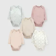 COLLOKY - Pack de Bodies Bebé niña Blanco 56333