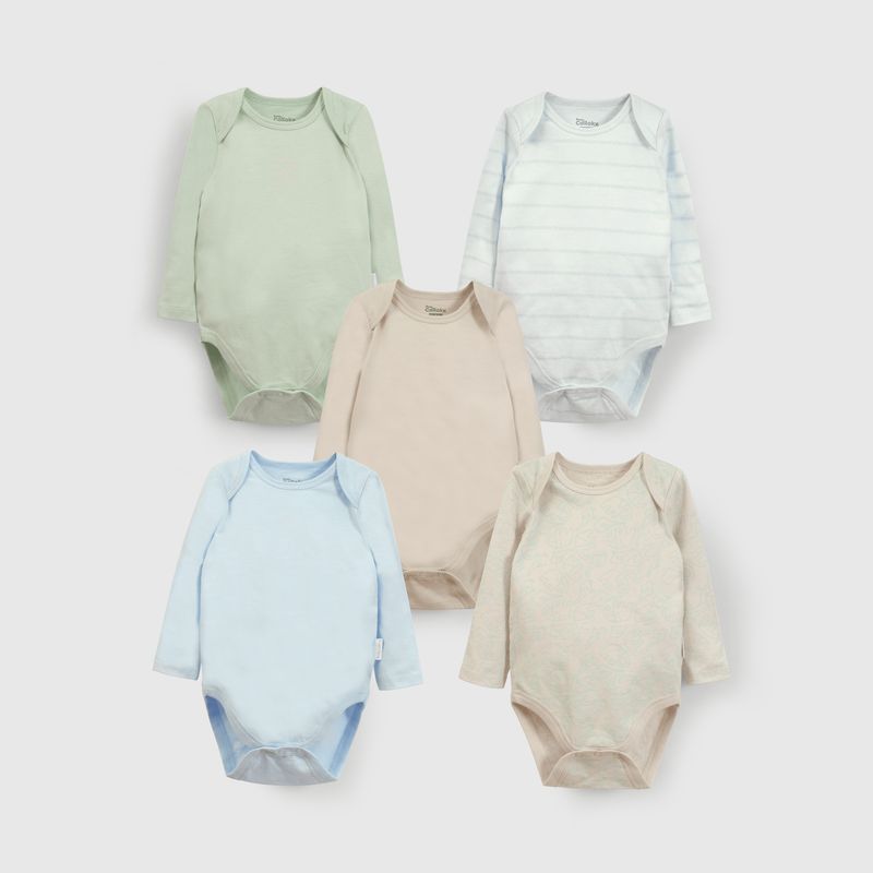 COLLOKY - Pack de Bodies Bebé niño Blanco 56334 Colloky