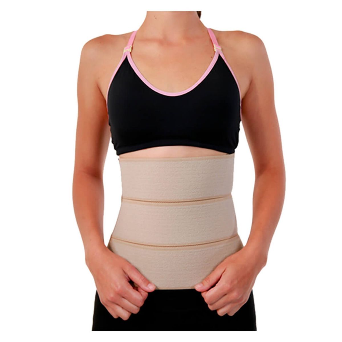BLUNDING - Faja Abdominal con Protección Post Operatoria de 3 Bandas Talla S