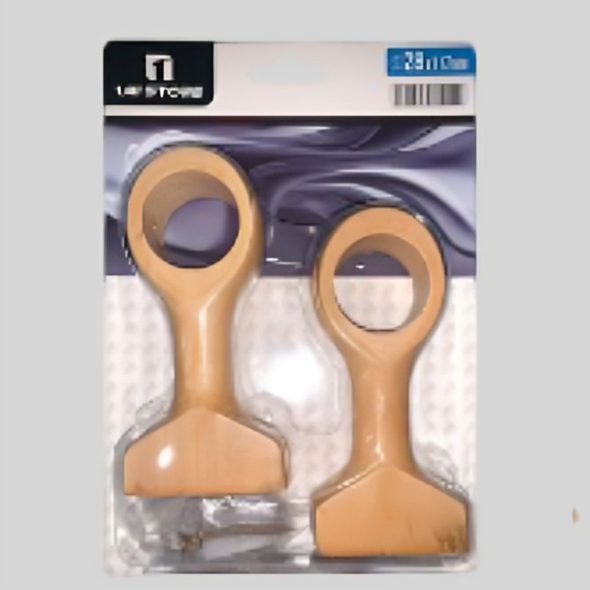 OEM - Soporte de barra de cortina de madera