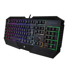 HP - TECLADO GAMER MEMBRANA K110 LED RGB