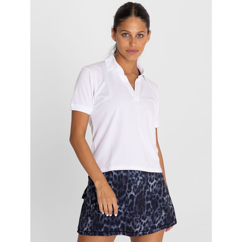 BSOUL - Polera Mujer Mc Polo T-Shirt Blanca BSOUL