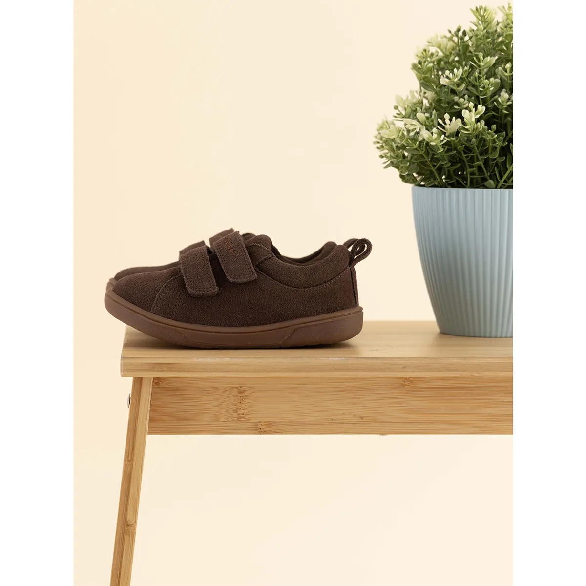 HUSH PUPPIES - Zapatilla Cuero Hobart Niño Café HUSH PUPPIES