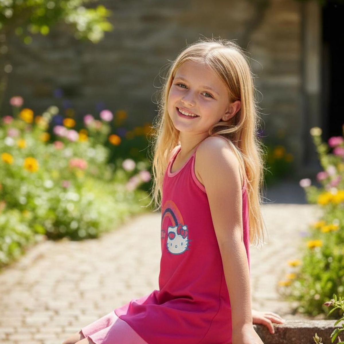 HELLO KITTY - Vestido Niña Hello Kitty