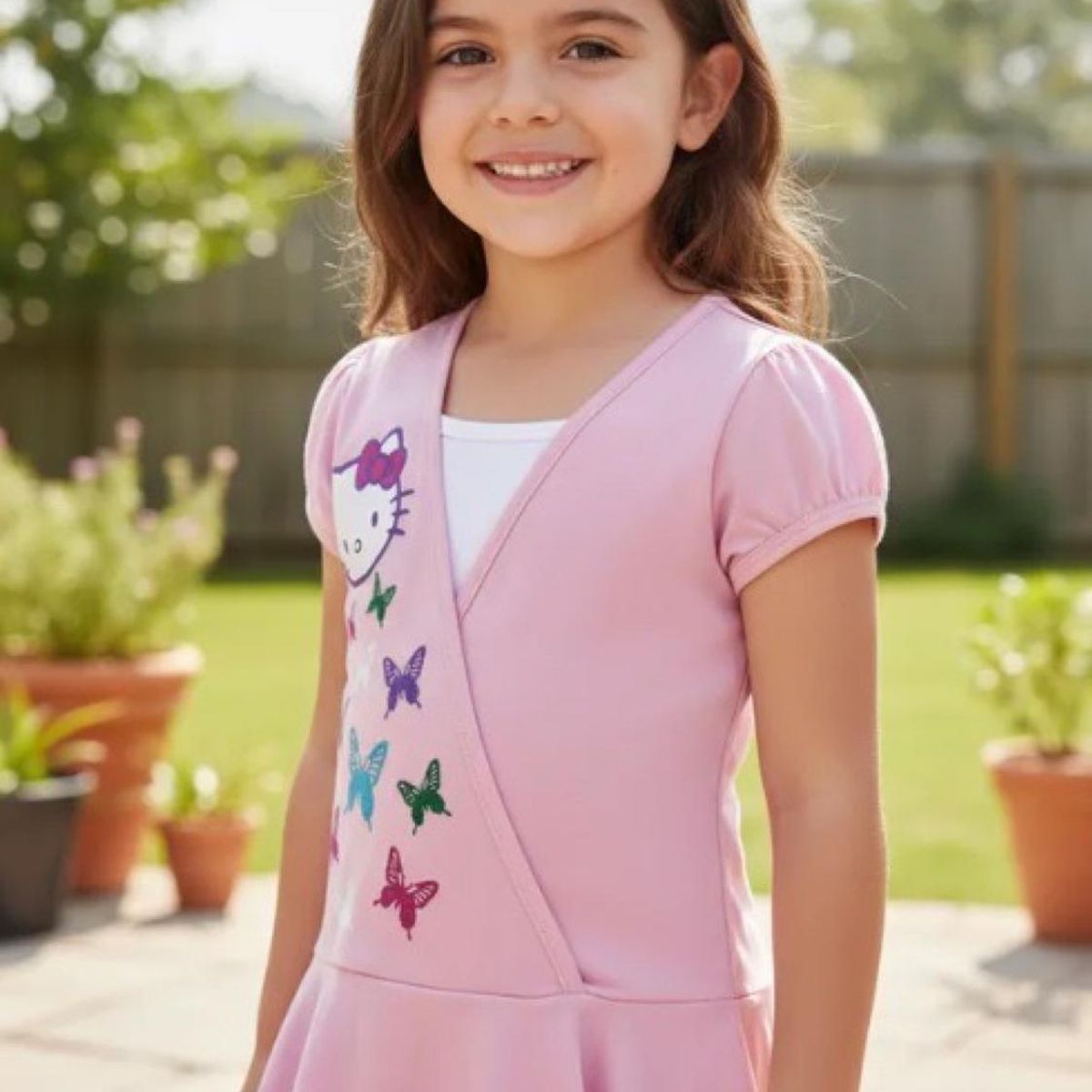 HELLO KITTY - Mini Vestido Niña Hello Kitty