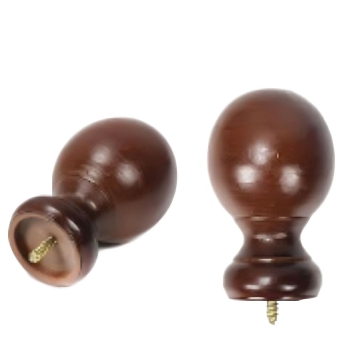 OEM - Barra de cortina de madera rosca 28mm